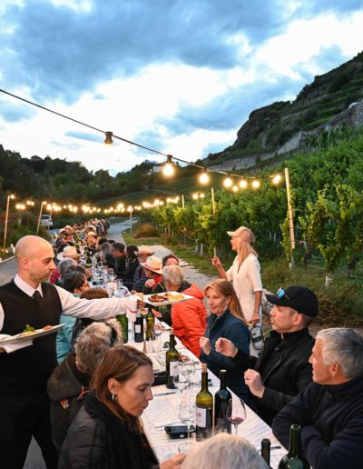 Grande tablée Valais wines