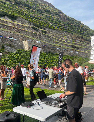 Music at the Tavolata des Celliers de Sion