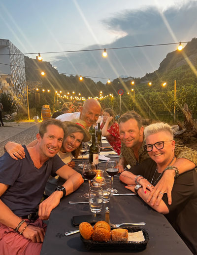 Meals in the vineyards Valais