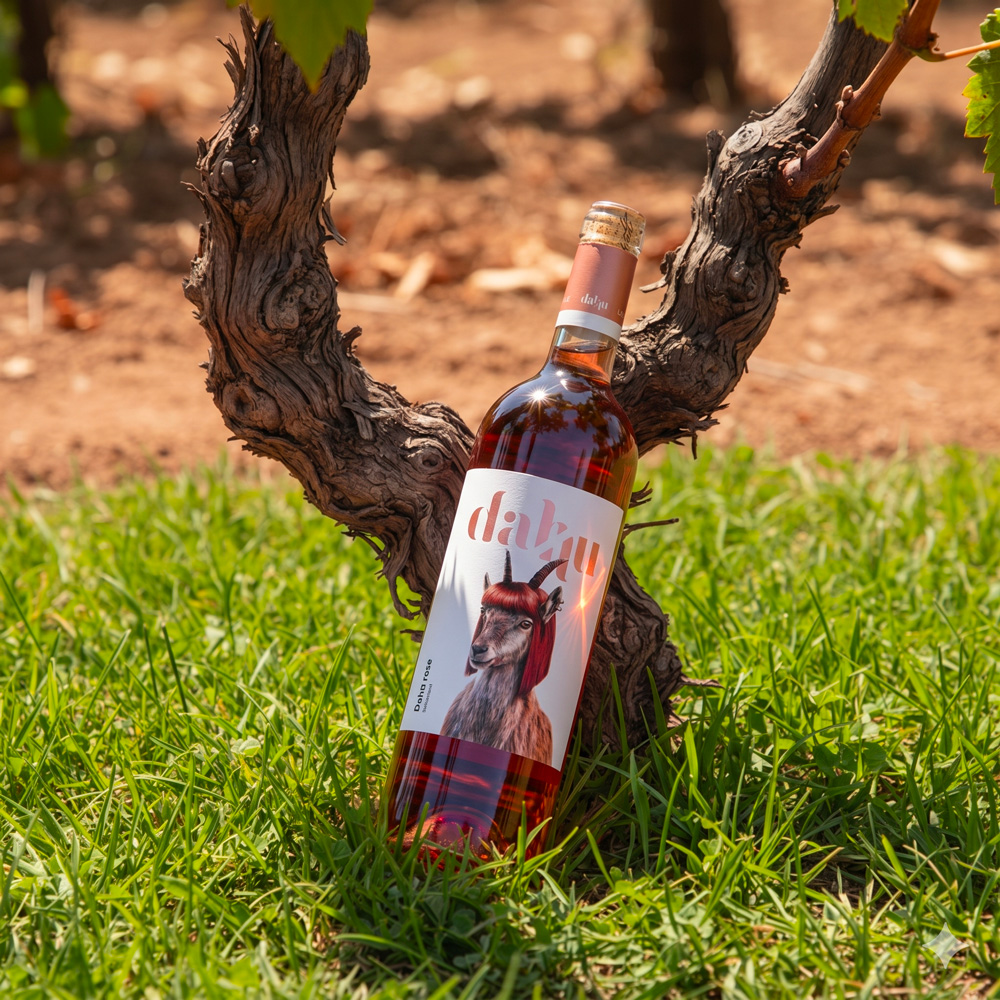 Swiss rosé wine