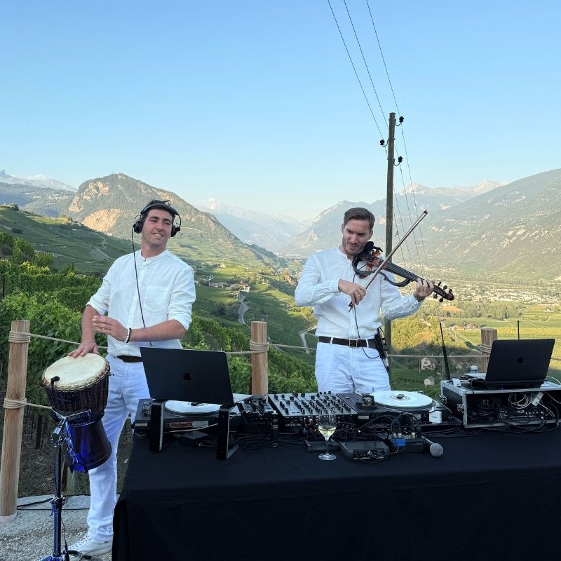 Grande table en Valais